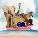 saving zoo animals during tsunami