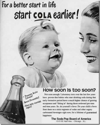 cola-driking babies