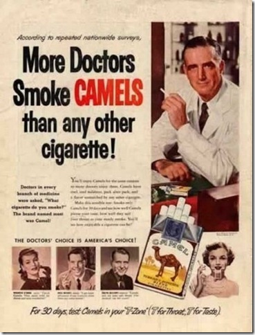 doctors smoke camels