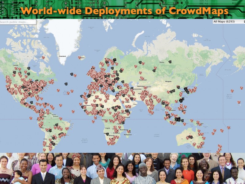 2013 Think Tank Presentation on Socio-Technical System Design: World-Wide Map of Ushahidi CrowdMaps