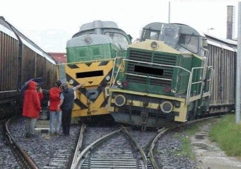 train tracks, no error handling
