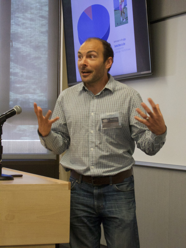 Josh Whitkin, Ph.D., designer/producer of next-generation apps for health, presents at the Sage Conference held on September 19, 2015 at Stanford University.