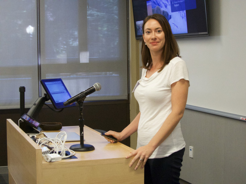 Stephanie Fraley, Ph.D., Assistant Professor, Department of Bioengineering, University of California, San Diego, presents at the Sage Conference held on September 19, 2015 at Stanford University.