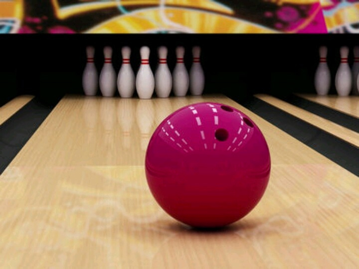 pink bowling ball